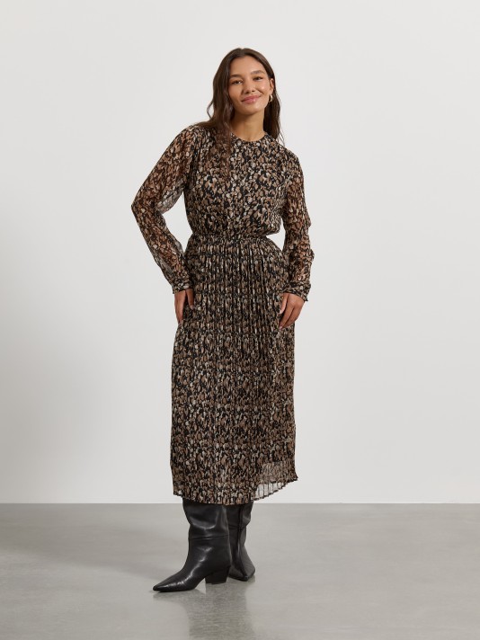 Vestido plissado