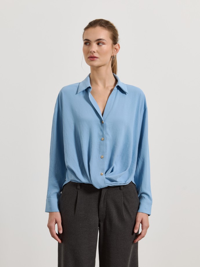 Camisa com efeito bal�o