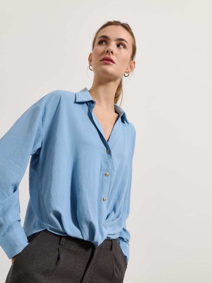 Camisa com efeito bal�o