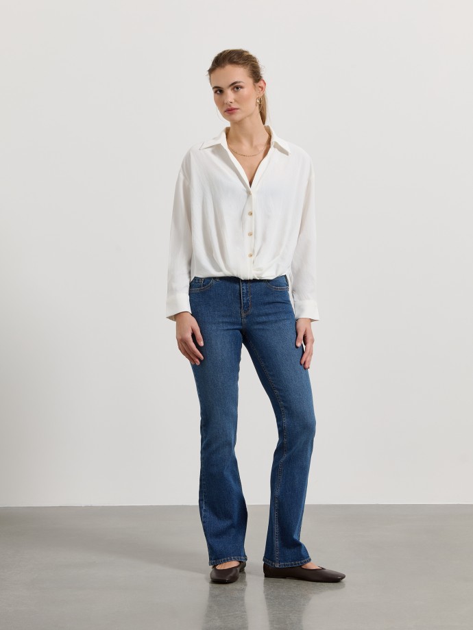 Camisa com efeito bal�o