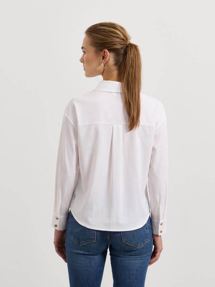 Camisa com efeito bal�o
