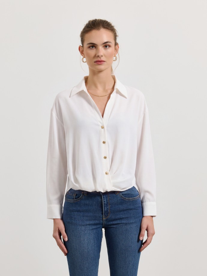 Camisa com efeito bal�o