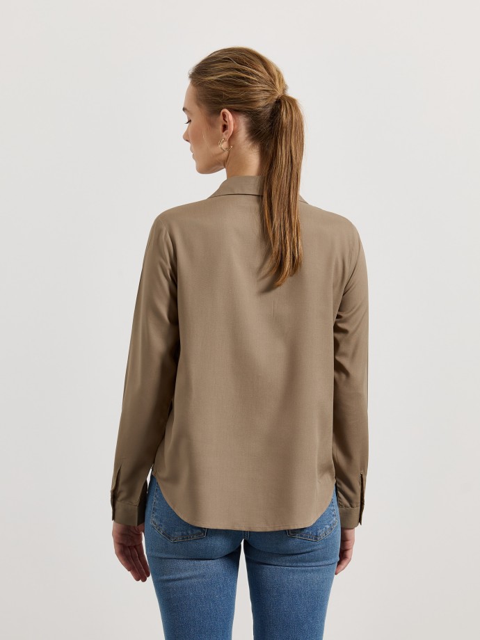 Camisa com top de renda