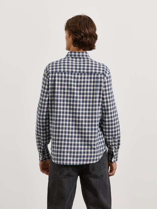 Camisa xadrez com bolso Camisa xadrez com bolso