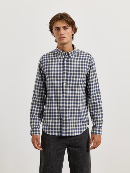 Camisa xadrez com bolso Camisa xadrez com bolso