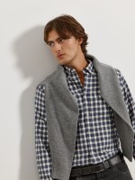 Camisa xadrez com bolso