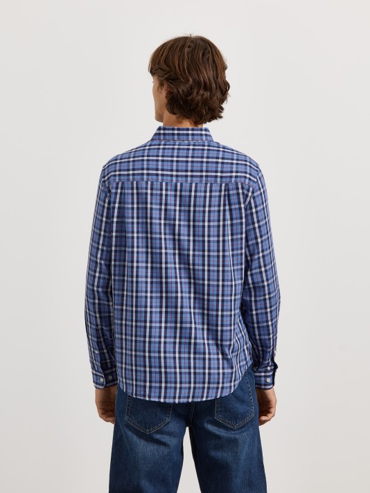 Camisa xadrez com bolso Camisa xadrez com bolso