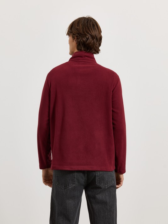 Camisola polar com fecho Camisola polar com fecho