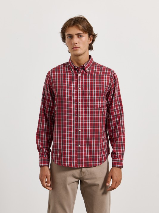 Camisa xadrez com bolso Camisa xadrez com bolso
