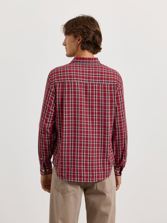 Camisa xadrez com bolso Camisa xadrez com bolso