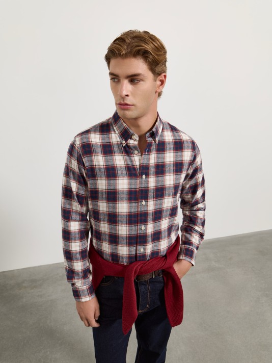 Camisa xadrez em algod�o