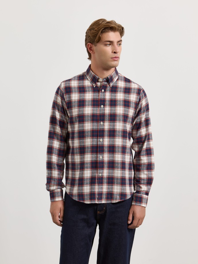 Camisa xadrez em algod�o