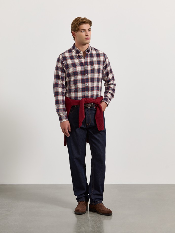 Camisa xadrez em algod�o