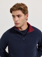 Camisola polar com fecho