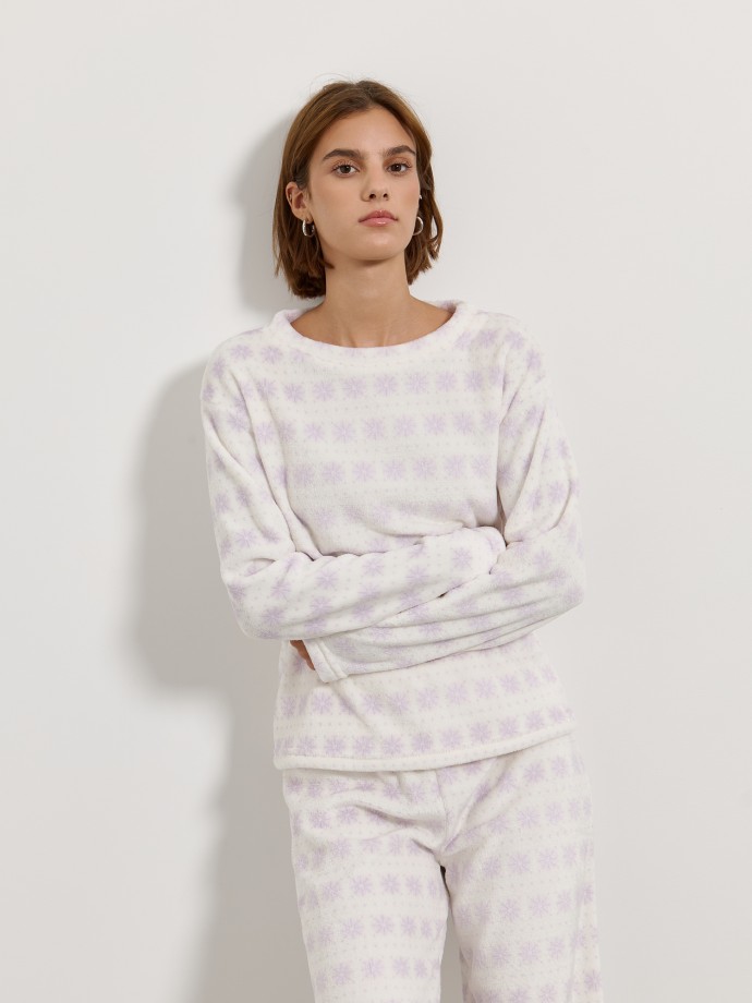 Pijama polar estampado Pijama polar estampado