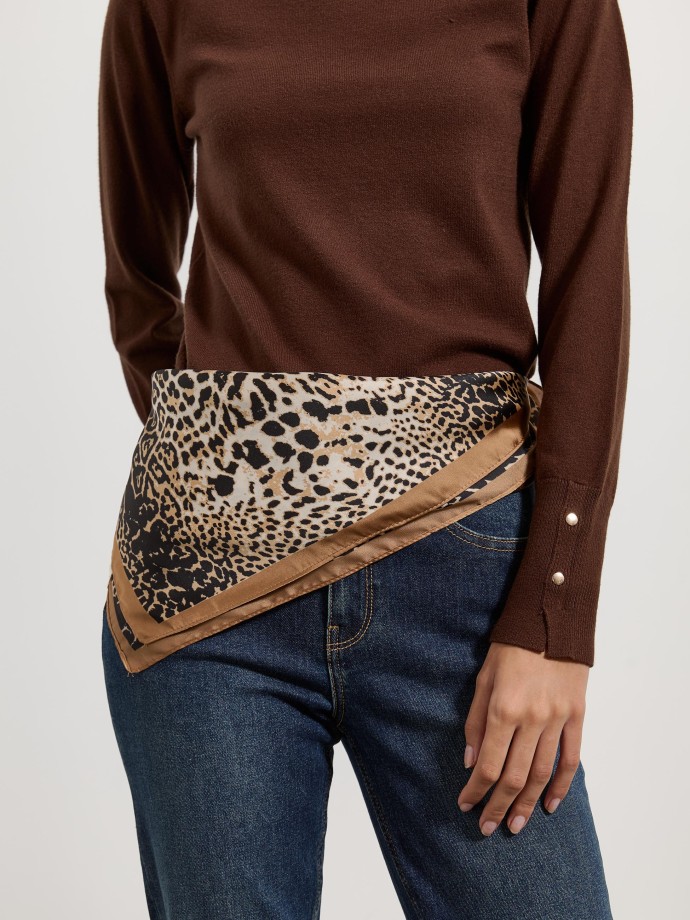 Lenço animal print Lenço animal print