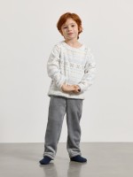 Pijama polar estampado
