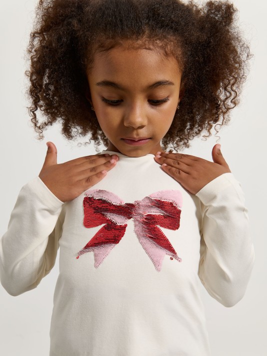 Camisola com lantejoulas revers�veis