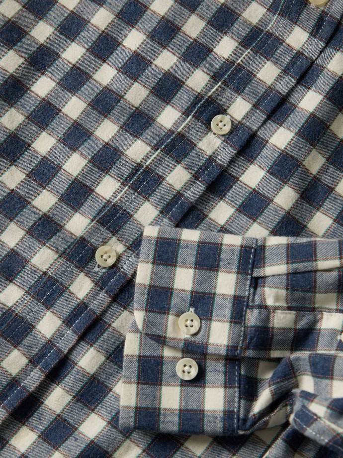 Camisa xadrez com bolso