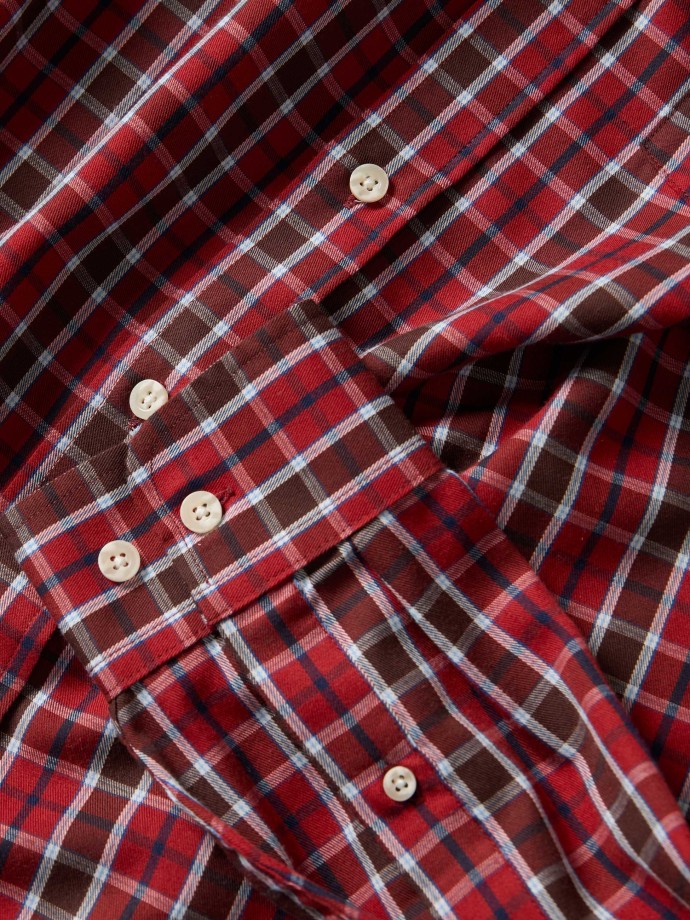 Camisa xadrez com bolso