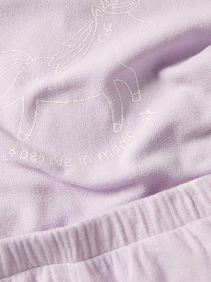 Pijama polar estampado