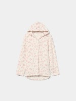 Casaco polar estampado