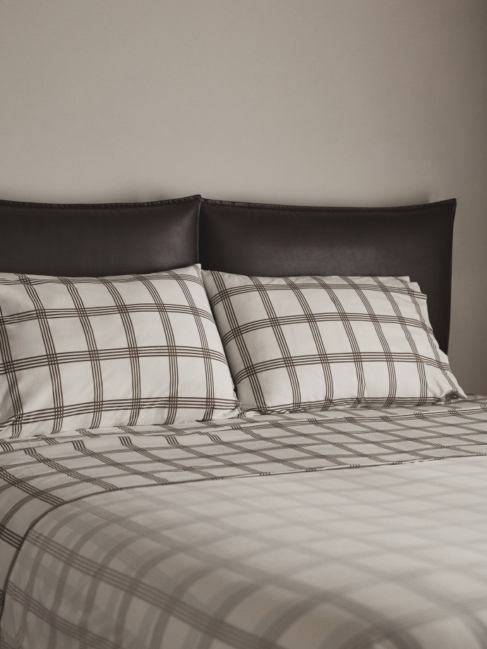 Conjunto de len��is de casal em flanela