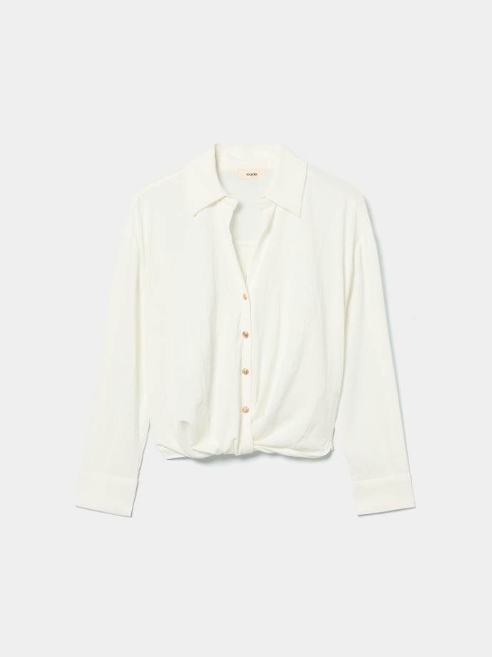 Camisa com efeito bal�o
